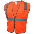 Ge Green Safety Vest W/Reflective Tape -2 POCKET L GV076OL